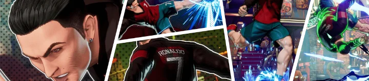 A banner showing Ronaldo in City of the Wolves.