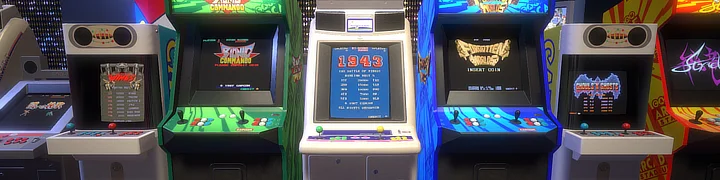 A Capcom Arcade Stadium banner.