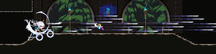 A Luna Nights banner.